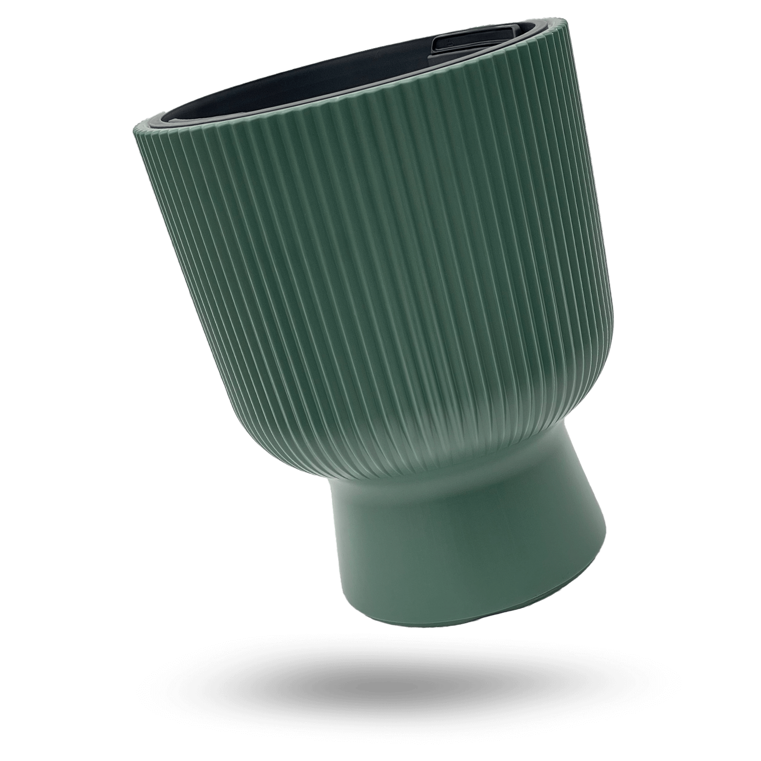 Übertopf mit Sockel Kieferngrün (30 cm)
