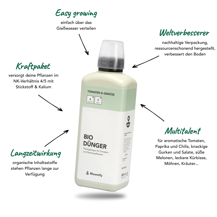 Bio Flüssigdünger "Tomaten & Gemüse"