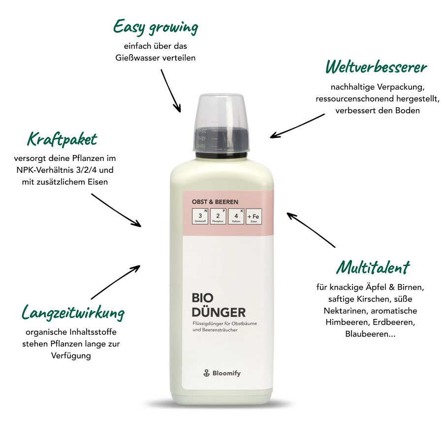 Bio Flüssigdünger "Obst & Beeren"