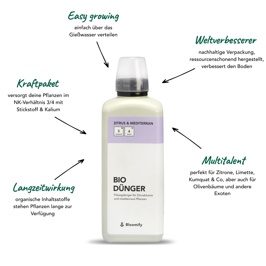Bio Flüssigdünger "Zitrus & Mediterran"