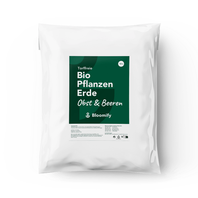 Pflanzenerde torffrei bio "Obst & Beeren" (10 L)