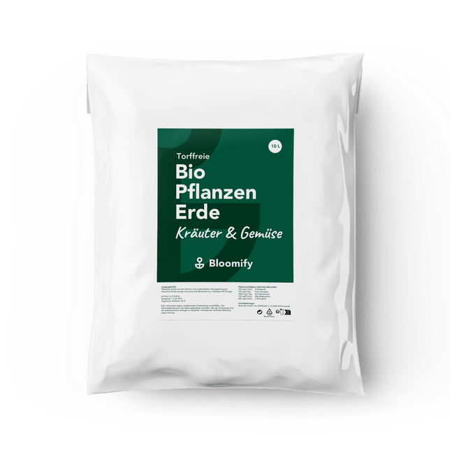 Pflanzenerde torffrei bio "Kräuter & Gemüse" (10 L)