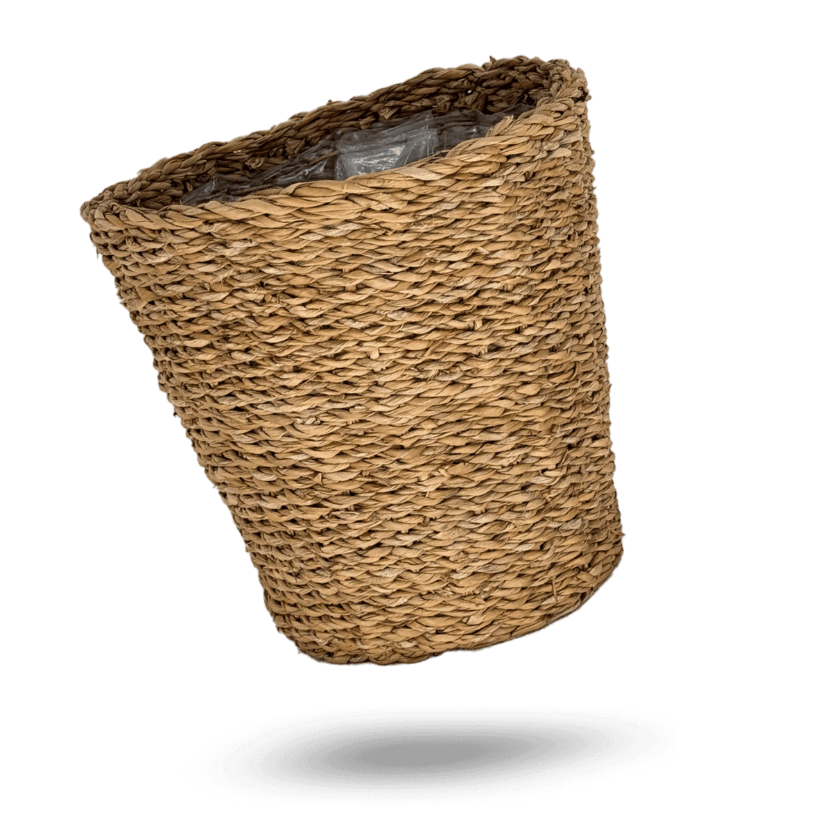 Übertopf aus Seegras (25cm) – nachhaltiges Pflanzengefäß