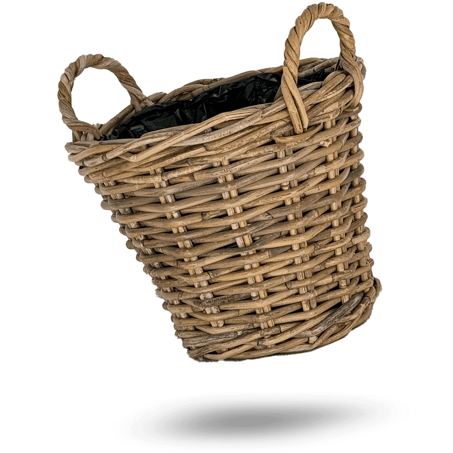 Übertopf aus Rattan (25 cm)